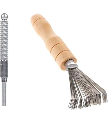 Amazon.com: BEADNOVA Kenzan Needle Straightener Flower Frog Brush